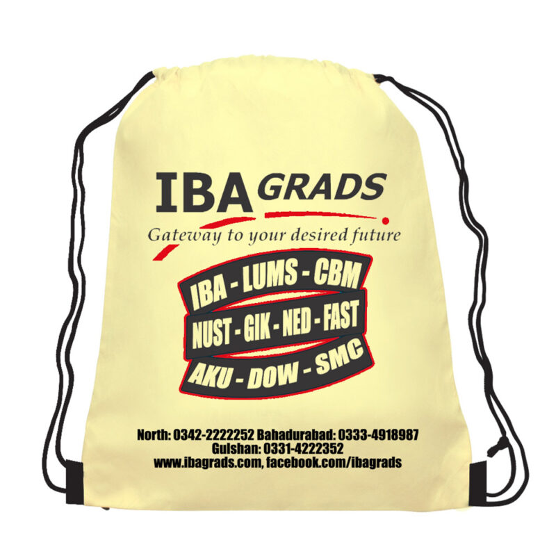 IBA-Grads IBA Grads Drawstring Bag - Image 1